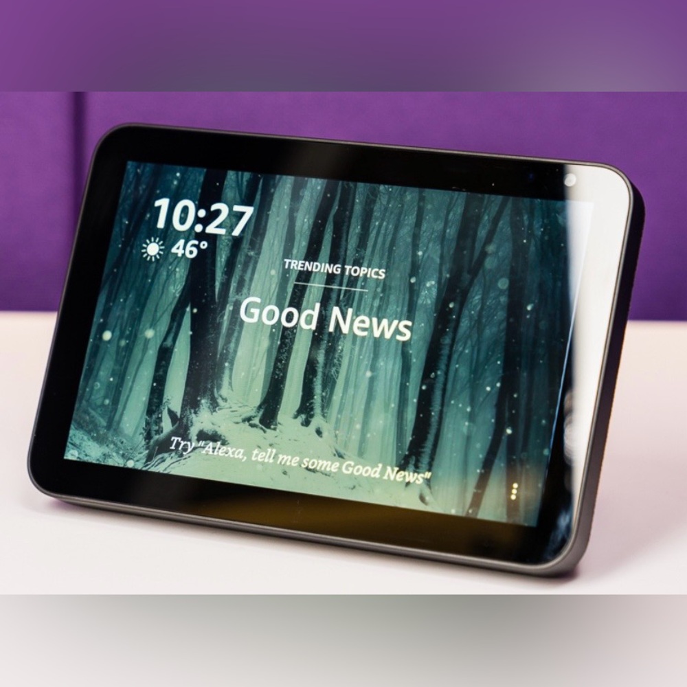 Amazon Echo Show 8 - 1st Gen - Charcoal - With Stand - Preowned